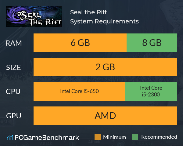 Seal the Rift System Requirements PC Graph - Can I Run Seal the Rift Seal the Rift System Requirements PC Graph - Can I Run Seal the Rift