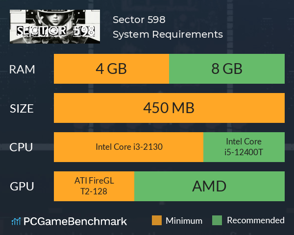 Sector 598 System Requirements PC Graph - Can I Run Sector 598 Sector 598 System Requirements PC Graph - Can I Run Sector 598