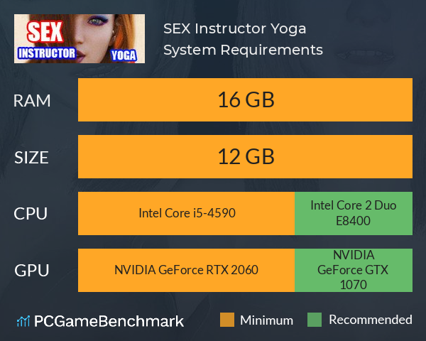 SEX Instructor Yoga System Requirements PC Graph - Can I Run SEX Instructor Yoga SEX Instructor Yoga System Requirements PC Graph - Can I Run SEX Instructor Yoga