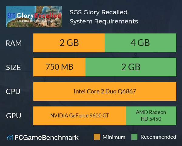 SGS Glory Recalled System Requirements PC Graph - Can I Run SGS Glory Recalled SGS Glory Recalled System Requirements PC Graph - Can I Run SGS Glory Recalled