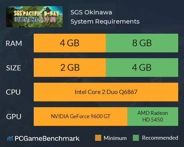 SGS Okinawa System Requirements PC Graph - Can I Run SGS Okinawa SGS Okinawa System Requirements PC Graph - Can I Run SGS Okinawa