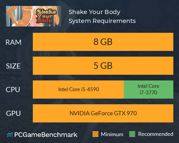 Shake Your Body System Requirements PC Graph - Can I Run Shake Your Body Shake Your Body System Requirements PC Graph - Can I Run Shake Your Body
