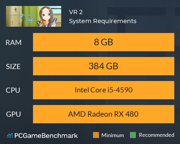 からかい上手の高木さんVR 2学期 System Requirements PC Graph - Can I Run からかい上手の高木さんVR 2学期 からかい上手の高木さんVR 2学期 System Requirements PC Graph - Can I Run からかい上手の高木さんVR 2学期