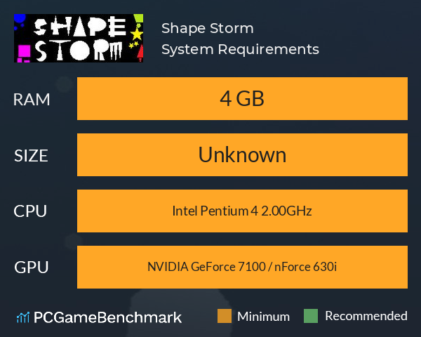 Shape Storm System Requirements