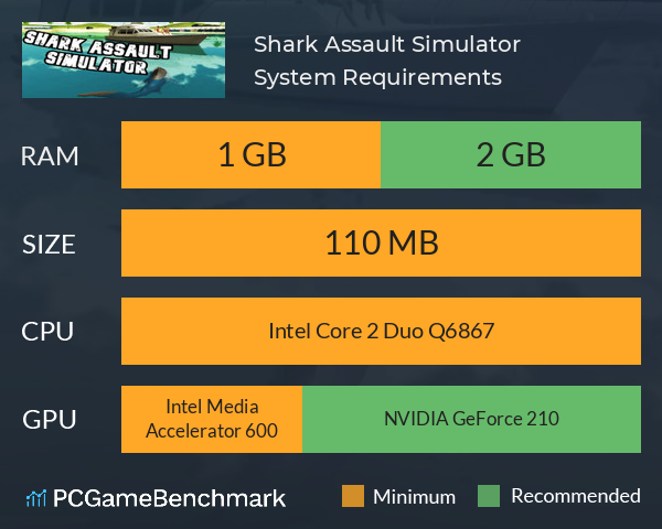 Shark Assault Simulator System Requirements PC Graph - Can I Run Shark Assault Simulator Shark Assault Simulator System Requirements PC Graph - Can I Run Shark Assault Simulator