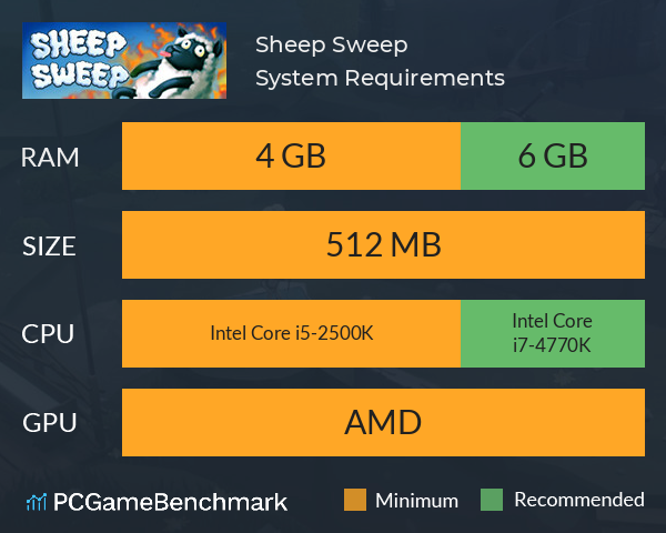 Sheep Sweep System Requirements PC Graph - Can I Run Sheep Sweep Sheep Sweep System Requirements PC Graph - Can I Run Sheep Sweep