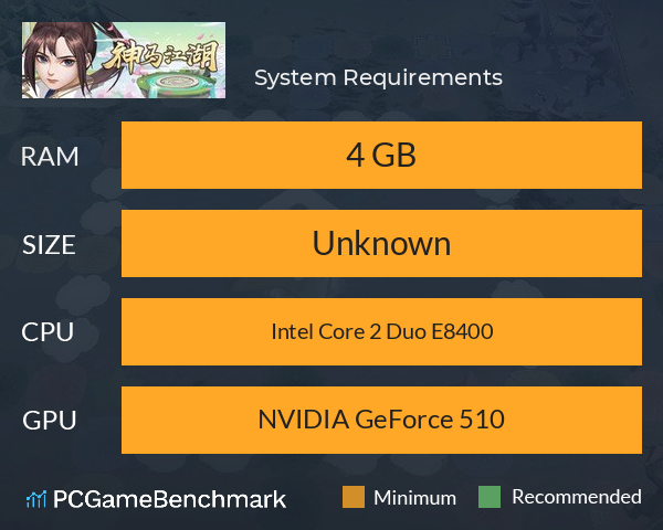 神马江湖 System Requirements PC Graph - Can I Run 神马江湖 神马江湖 System Requirements PC Graph - Can I Run 神马江湖