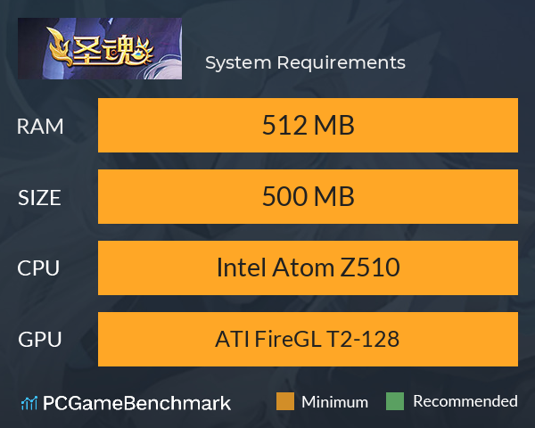 圣魂 System Requirements PC Graph - Can I Run 圣魂 圣魂 System Requirements PC Graph - Can I Run 圣魂