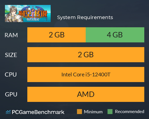 时空传说:佣兵王战记 System Requirements PC Graph - Can I Run 时空传说:佣兵王战记 时空传说:佣兵王战记 System Requirements PC Graph - Can I Run 时空传说:佣兵王战记