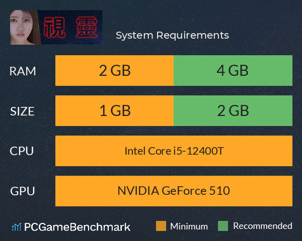 視靈 System Requirements PC Graph - Can I Run 視靈 視靈 System Requirements PC Graph - Can I Run 視靈