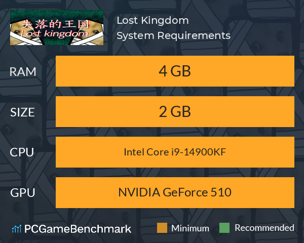 失落的王国:Lost Kingdom System Requirements PC Graph - Can I Run 失落的王国:Lost Kingdom 失落的王国:Lost Kingdom System Requirements PC Graph - Can I Run 失落的王国:Lost Kingdom