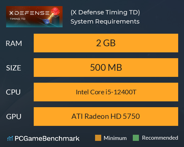 十字防守(X Defense: Timing TD) System Requirements PC Graph - Can I Run 十字防守(X Defense: Timing TD) 十字防守(X Defense: Timing TD) System Requirements PC Graph - Can I Run 十字防守(X Defense: Timing TD)