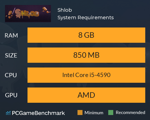 Shlob System Requirements PC Graph - Can I Run Shlob Shlob System Requirements PC Graph - Can I Run Shlob