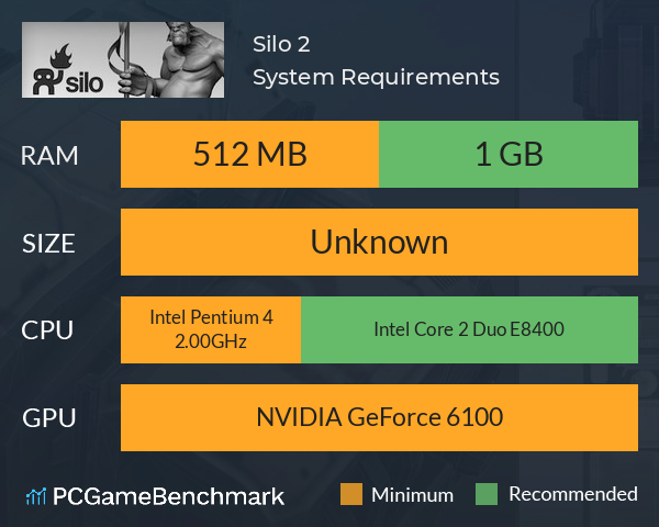 Silo 2 System Requirements PC Graph - Can I Run Silo 2 Silo 2 System Requirements PC Graph - Can I Run Silo 2