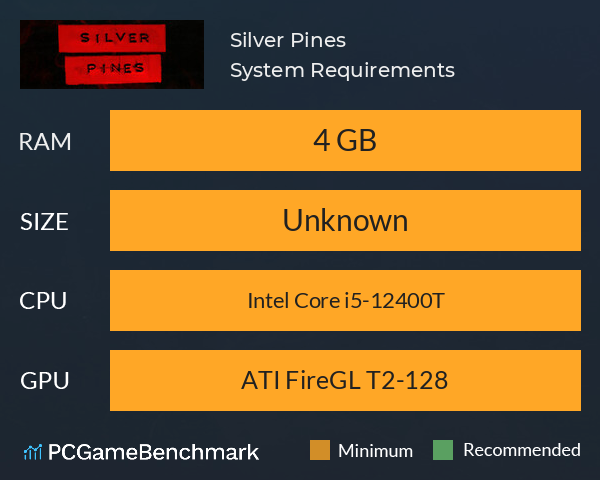 Silver Pines System Requirements PC Graph - Can I Run Silver Pines Silver Pines System Requirements PC Graph - Can I Run Silver Pines