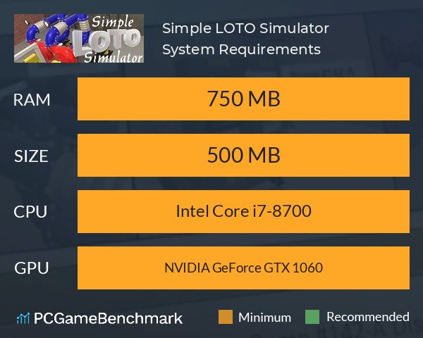 Simple LOTO Simulator System Requirements PC Graph - Can I Run Simple LOTO Simulator