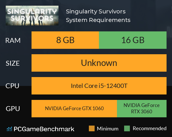 Singularity Survivors System Requirements PC Graph - Can I Run Singularity Survivors Singularity Survivors System Requirements PC Graph - Can I Run Singularity Survivors