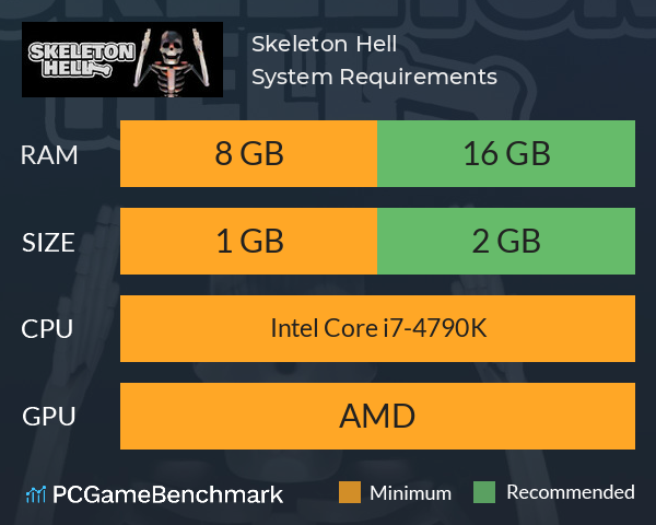 Skeleton Hell System Requirements PC Graph - Can I Run Skeleton Hell Skeleton Hell System Requirements PC Graph - Can I Run Skeleton Hell