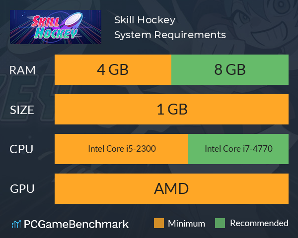 Skill Hockey System Requirements PC Graph - Can I Run Skill Hockey Skill Hockey System Requirements PC Graph - Can I Run Skill Hockey