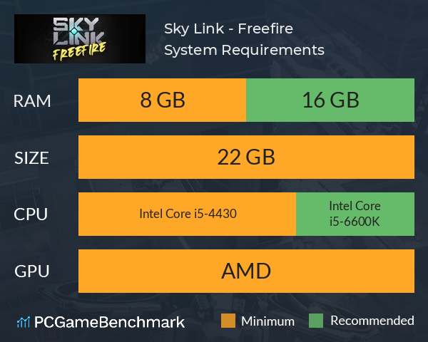 Sky Link - Freefire System Requirements PC Graph - Can I Run Sky Link - Freefire