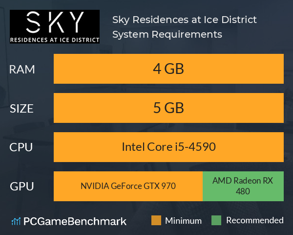 Sky Residences at Ice District System Requirements PC Graph - Can I Run Sky Residences at Ice District