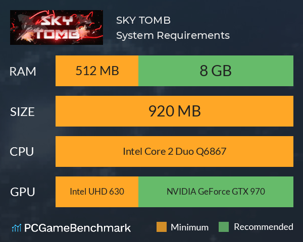 SKY TOMB System Requirements PC Graph - Can I Run SKY TOMB SKY TOMB System Requirements PC Graph - Can I Run SKY TOMB