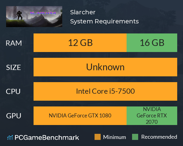 Slarcher System Requirements PC Graph - Can I Run Slarcher