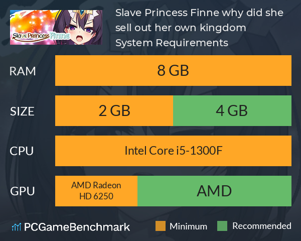 Slave Princess Finne, why did she sell out her own kingdom? System Requirements PC Graph - Can I Run Slave Princess Finne, why did she sell out her own kingdom? Slave Princess Finne, why did she sell out her own kingdom? System Requirements PC Graph - Can I Run Slave Princess Finne, why did she sell out her own kingdom?