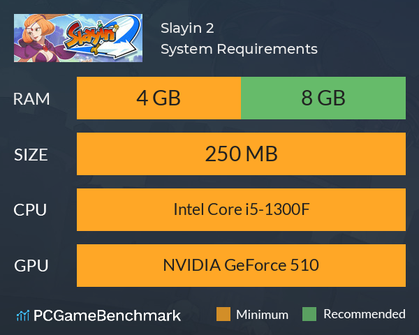 Slayin 2 System Requirements PC Graph - Can I Run Slayin 2 Slayin 2 System Requirements PC Graph - Can I Run Slayin 2