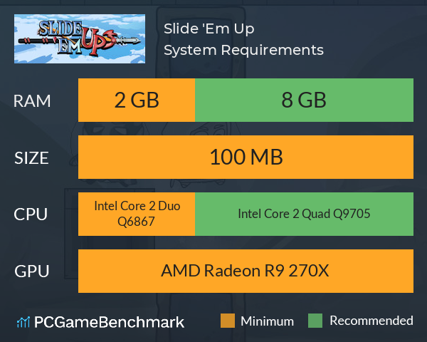Slide 'Em Up System Requirements PC Graph - Can I Run Slide 'Em Up Slide 'Em Up System Requirements PC Graph - Can I Run Slide 'Em Up