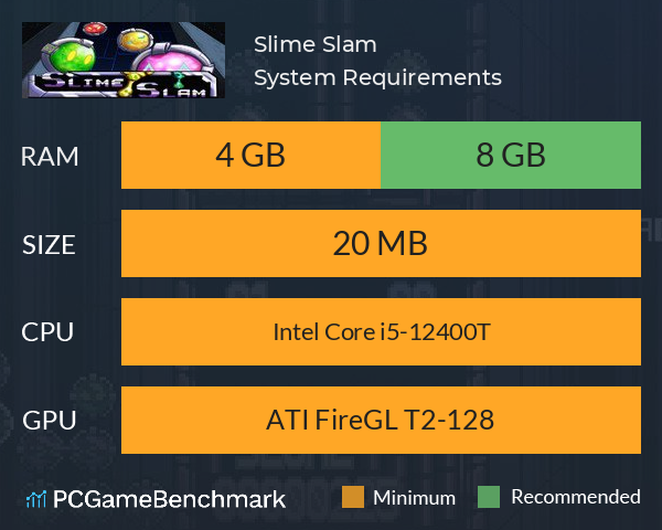 Slime Slam System Requirements PC Graph - Can I Run Slime Slam Slime Slam System Requirements PC Graph - Can I Run Slime Slam