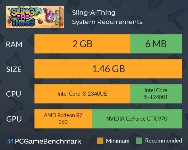 Sling-A-Thing System Requirements PC Graph - Can I Run Sling-A-Thing