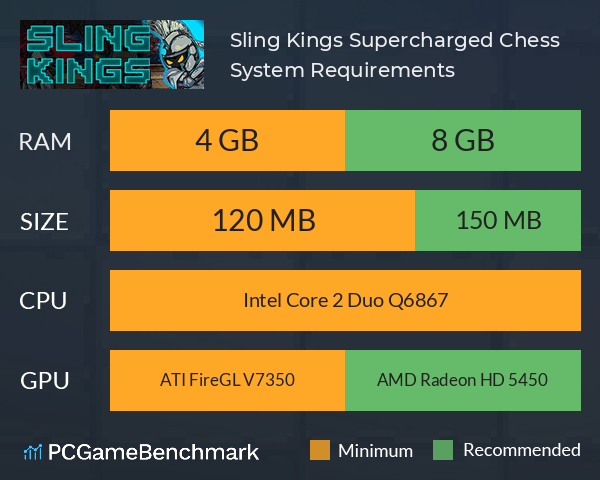 Sling Kings: Supercharged Chess System Requirements PC Graph - Can I Run Sling Kings: Supercharged Chess Sling Kings: Supercharged Chess System Requirements PC Graph - Can I Run Sling Kings: Supercharged Chess