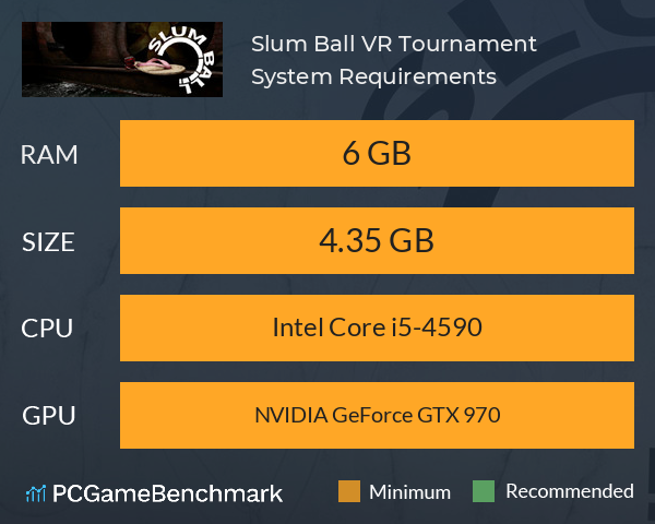 Slum Ball VR Tournament System Requirements PC Graph - Can I Run Slum Ball VR Tournament