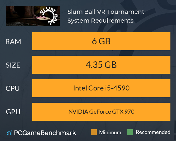 Slum Ball VR Tournament System Requirements PC Graph - Can I Run Slum Ball VR Tournament Slum Ball VR Tournament System Requirements PC Graph - Can I Run Slum Ball VR Tournament
