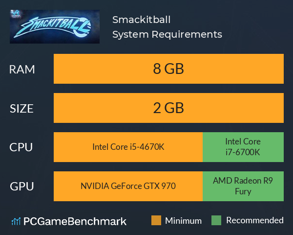 Smackitball System Requirements PC Graph - Can I Run Smackitball