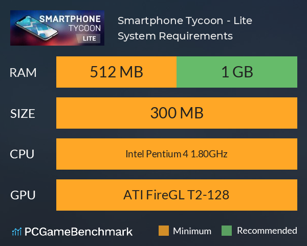 Smartphone Tycoon - Lite System Requirements PC Graph - Can I Run Smartphone Tycoon - Lite Smartphone Tycoon - Lite System Requirements PC Graph - Can I Run Smartphone Tycoon - Lite