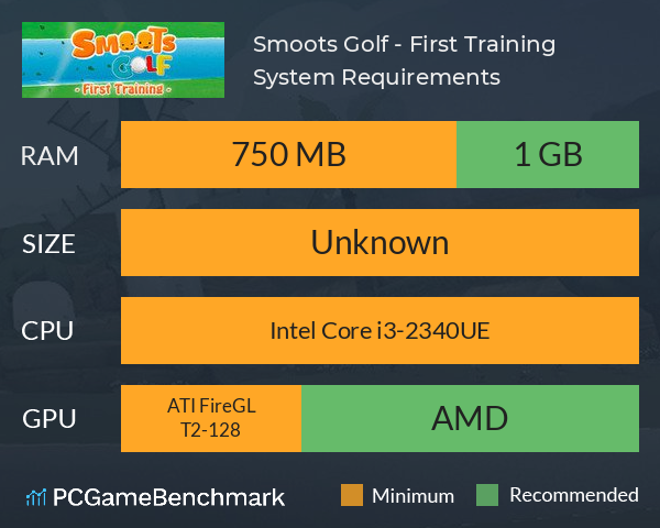 Smoots Golf - First Training System Requirements PC Graph - Can I Run Smoots Golf - First Training