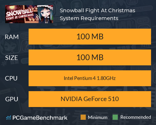Snowball Fight At Christmas System Requirements PC Graph - Can I Run Snowball Fight At Christmas