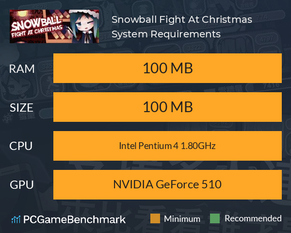 Snowball Fight At Christmas System Requirements PC Graph - Can I Run Snowball Fight At Christmas Snowball Fight At Christmas System Requirements PC Graph - Can I Run Snowball Fight At Christmas
