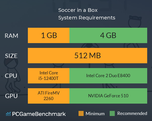 Soccer in a Box System Requirements PC Graph - Can I Run Soccer in a Box Soccer in a Box System Requirements PC Graph - Can I Run Soccer in a Box