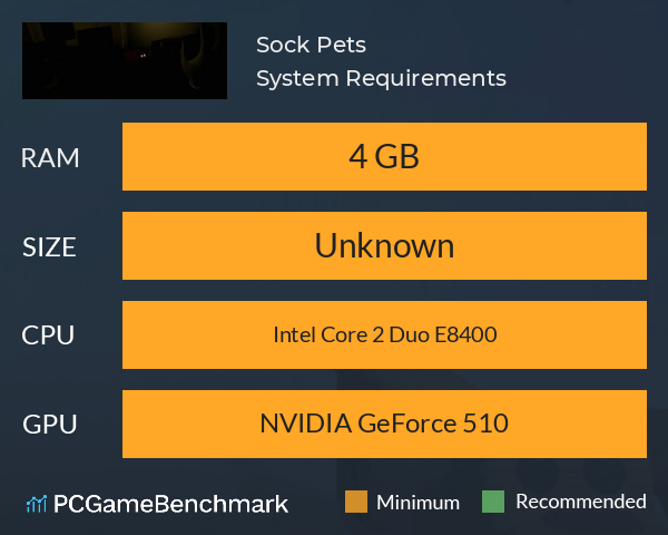 Sock Pets System Requirements PC Graph - Can I Run Sock Pets Sock Pets System Requirements PC Graph - Can I Run Sock Pets