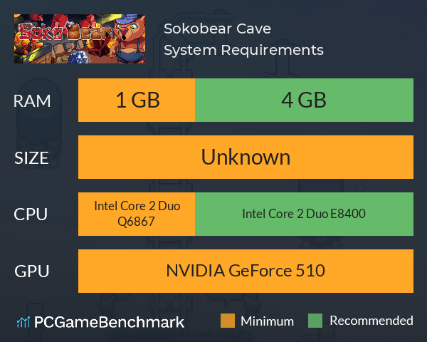 Sokobear: Cave System Requirements PC Graph - Can I Run Sokobear: Cave Sokobear: Cave System Requirements PC Graph - Can I Run Sokobear: Cave