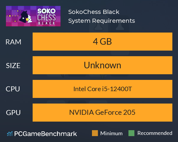 SokoChess Black System Requirements PC Graph - Can I Run SokoChess Black SokoChess Black System Requirements PC Graph - Can I Run SokoChess Black