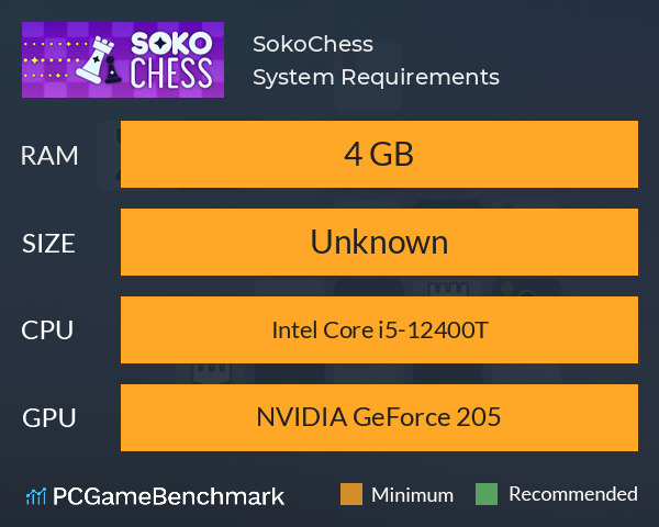 SokoChess System Requirements PC Graph - Can I Run SokoChess SokoChess System Requirements PC Graph - Can I Run SokoChess