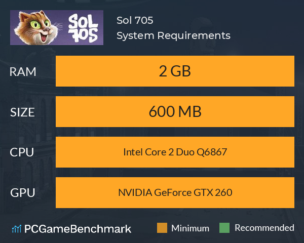 Sol 705 System Requirements PC Graph - Can I Run Sol 705