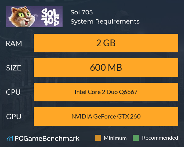 Sol 705 System Requirements PC Graph - Can I Run Sol 705 Sol 705 System Requirements PC Graph - Can I Run Sol 705