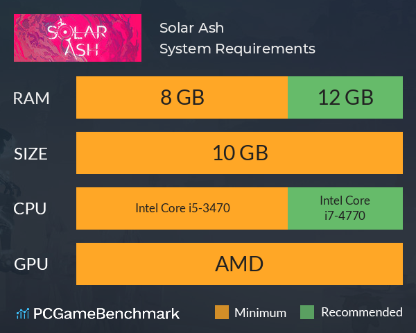 Solar Ash System Requirements PC Graph - Can I Run Solar Ash