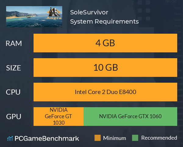 SoleSurvivor System Requirements PC Graph - Can I Run SoleSurvivor