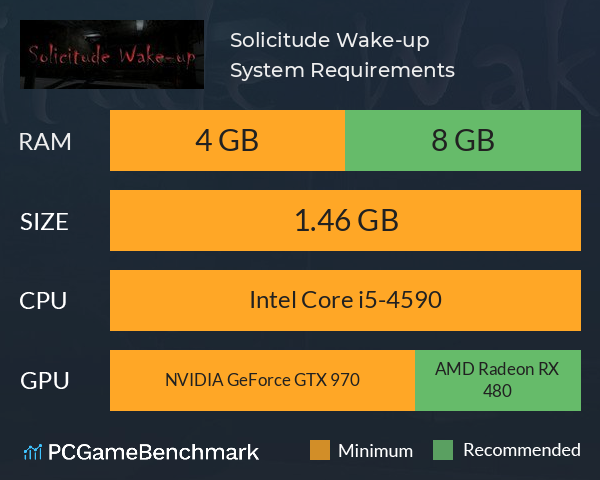 Solicitude Wake-up System Requirements PC Graph - Can I Run Solicitude Wake-up Solicitude Wake-up System Requirements PC Graph - Can I Run Solicitude Wake-up